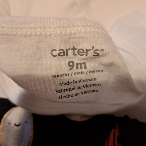 Carter's girls 9 months Halloween ghost 2 piece set NWT - Picture 2 of 3